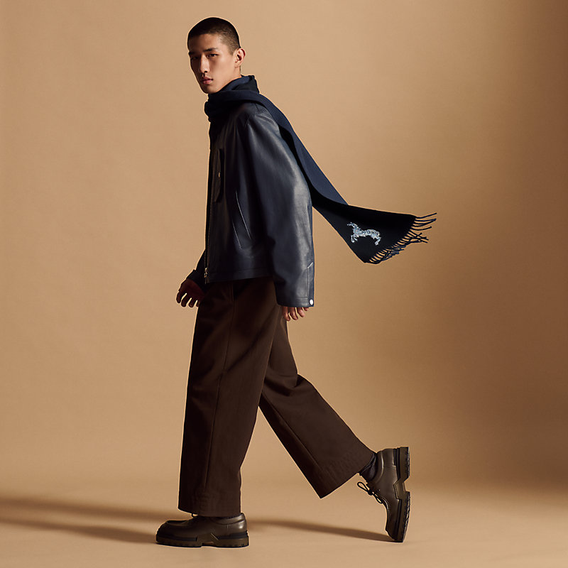 Rocabar scarf - Blue | Hermès Malaysia